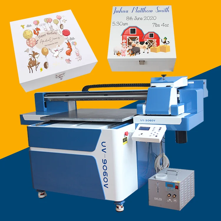A5 A1 UV Large DTF Flatbed 9060 Coroplast Printer PVC Bottle Printing Machine For Phone Case