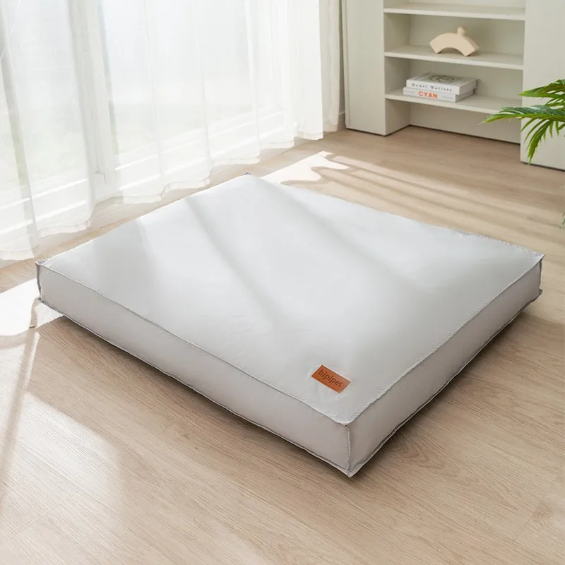 OEM Comfortable And Soft Rectangle Dog Bed Non-Slip PP Cotton Velvet Warmth Dog Sofa Bed Washable For Cat Dog Animals