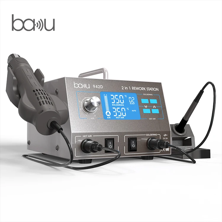 BAKU  ba-942D hot air station with soldering iron 2 in 1rework station