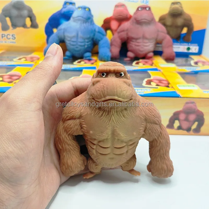 Gretel Toy Quality Memory Sand Stretchy Gorilla Explosion Pressure Relief Monkey Toy Stress Relieve Toy For Kids and Adult
