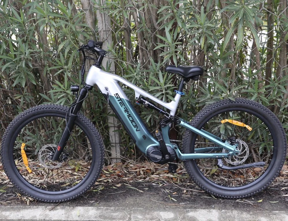 High Quality Electric Mountain Bike M560 500W Central Motor Removable 48v 17.5ah/21AH Full Suspension MTB Ebike 48V 120kg