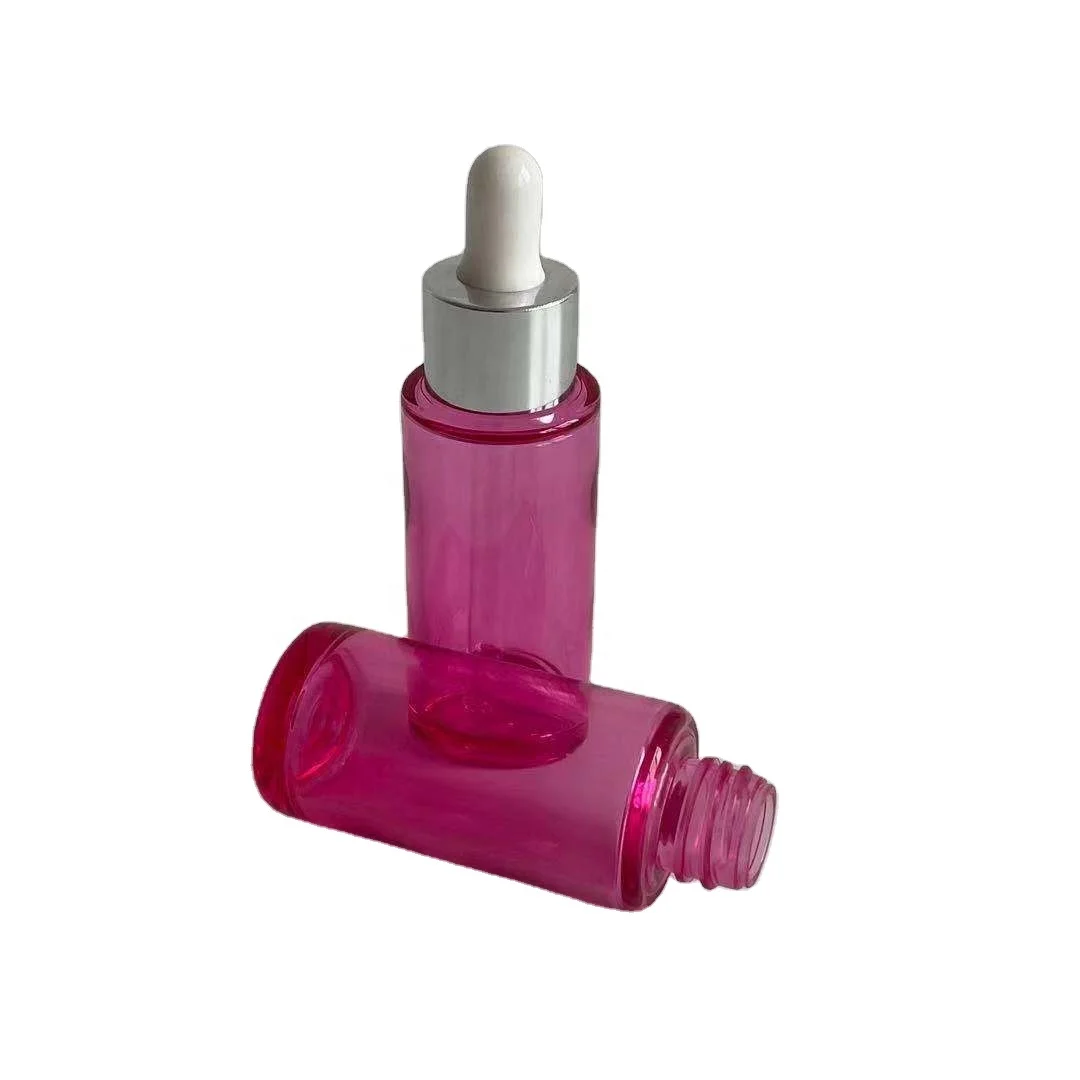 Grade Plastic Empty Cosmetic Luxury Green Cosmetic  Square Media Petg Bottle  With Cosmetic