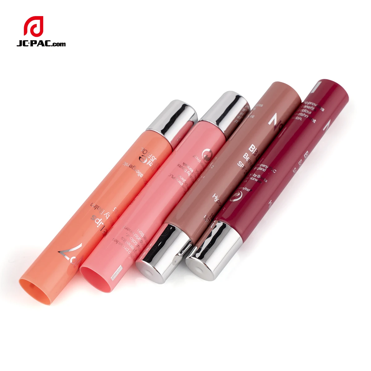 Красивая косметическая экструдированная пластиковая упаковка для блеска губ