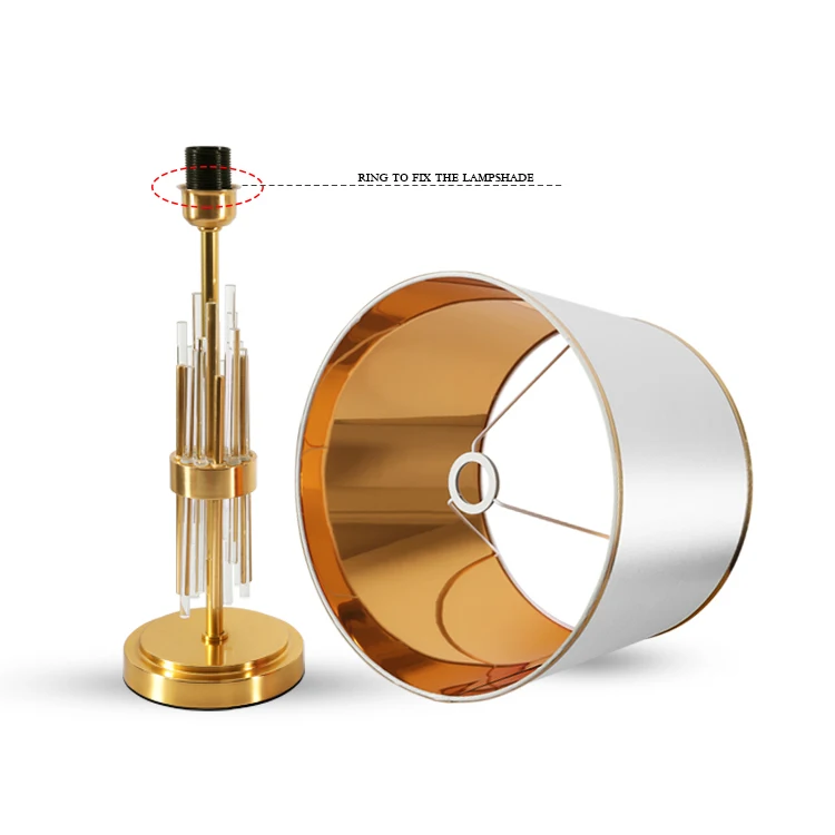 Fashion Classic Living Room Bedroom Crystal Desk table lamps home decor modern