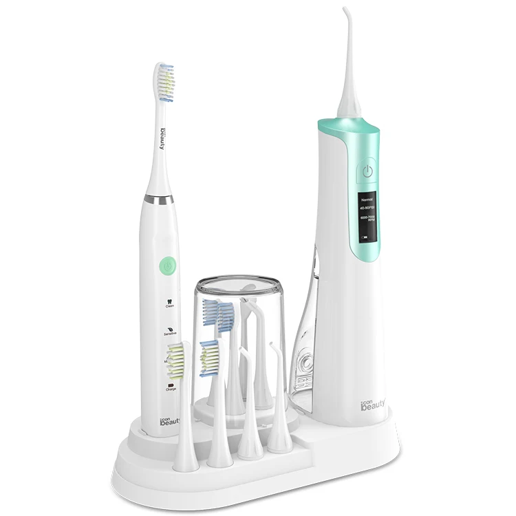 
Professional dental care product Iconbeauty Sonic toothbrush with Water flosser 