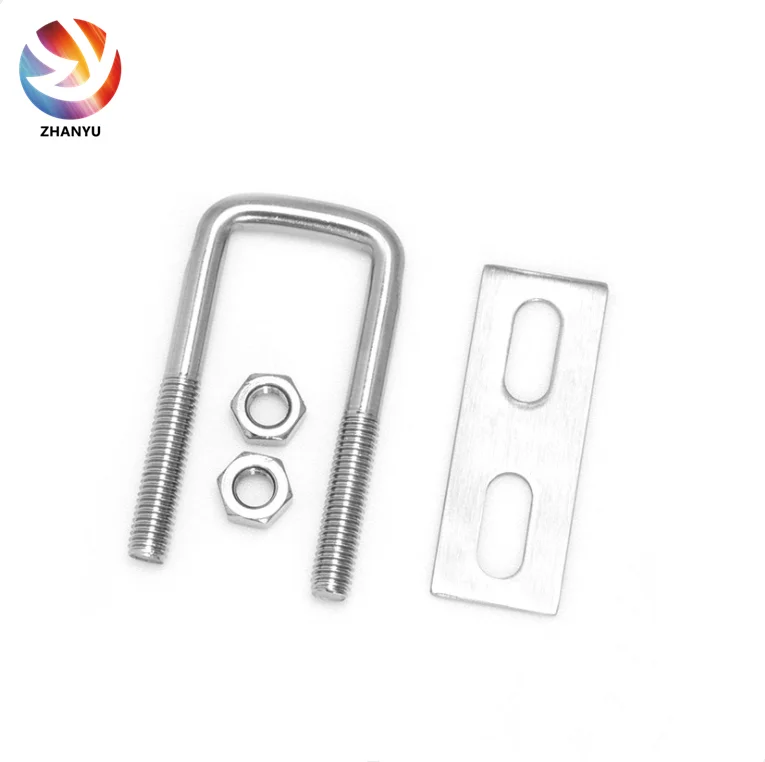 Square right Angle U bolt Carbon Steel U Bolt for Industry Construction
