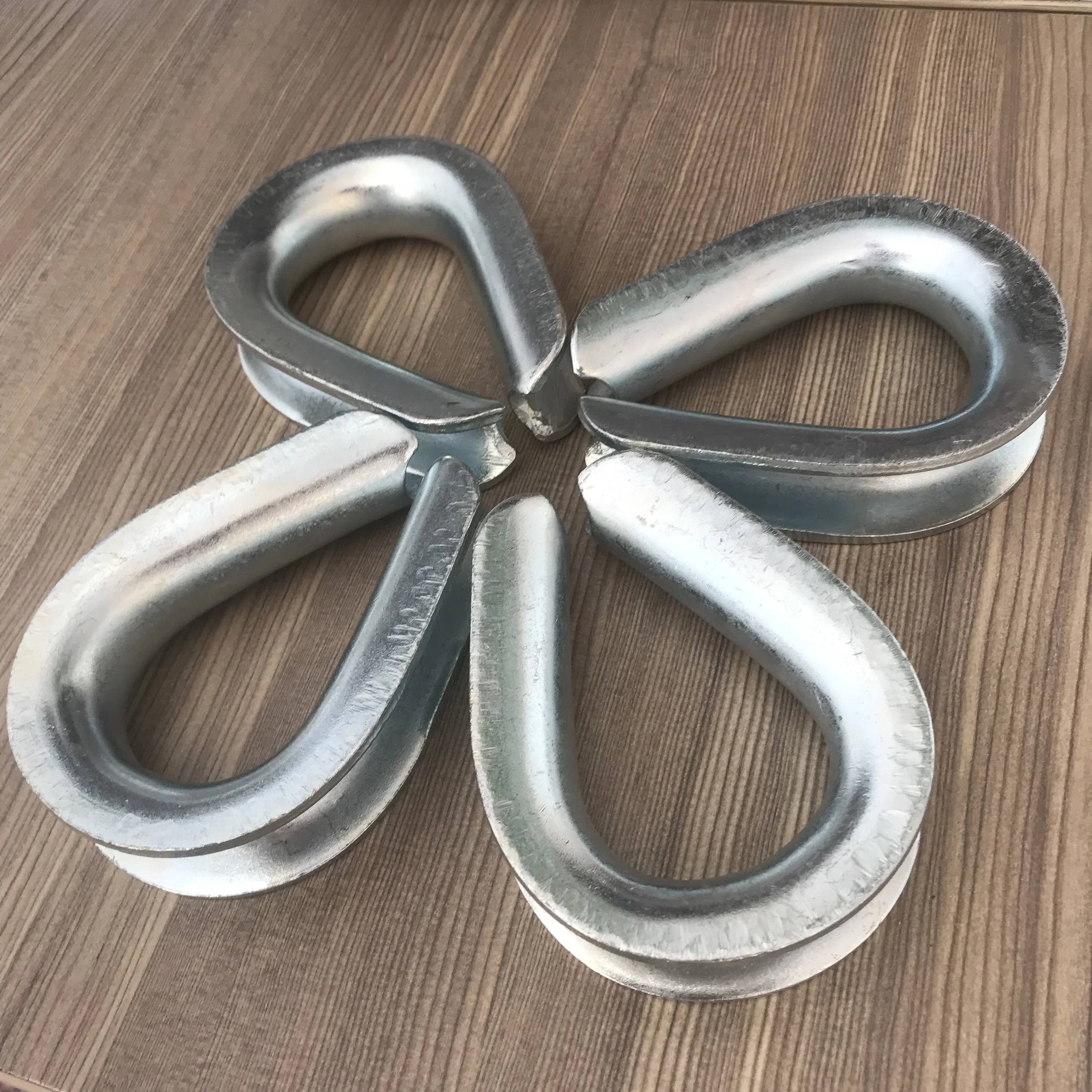 
Factory Directly Sales Stainless Steel US Type G 414 Wire Rope Thimble 