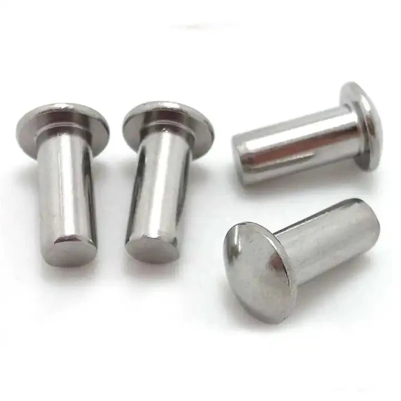 High Quality GB1011 Large Flat Head Solid Stainless Steel Rivet M2M2.5M3M4 Decorative Rivet