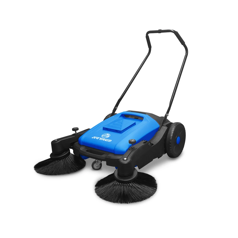 Outdoor Garden Street Hand Push Manual Sweeper Cleaning Brush Sweeper