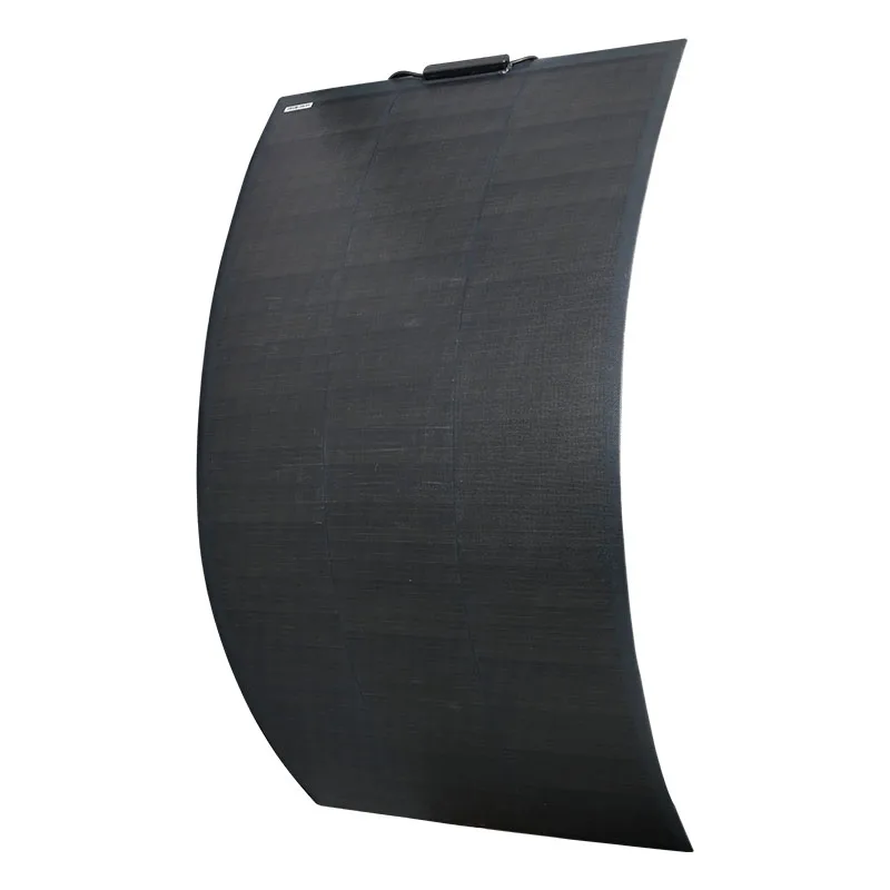 Shingled Etfe 100W 150W 200W 220W All Black Semi Flexible Mono Solar Panels