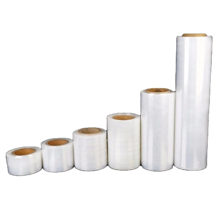 LLDPE Transparent Custom Paper Core Soft Packaging Plastic Roll Stretch Film