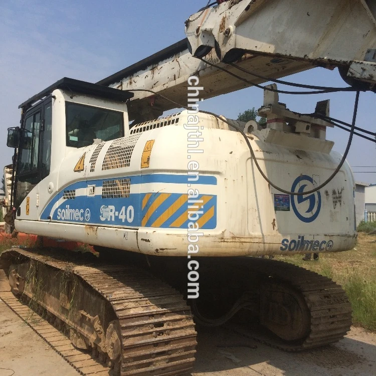 Used SOILMEC SR40 piling rig