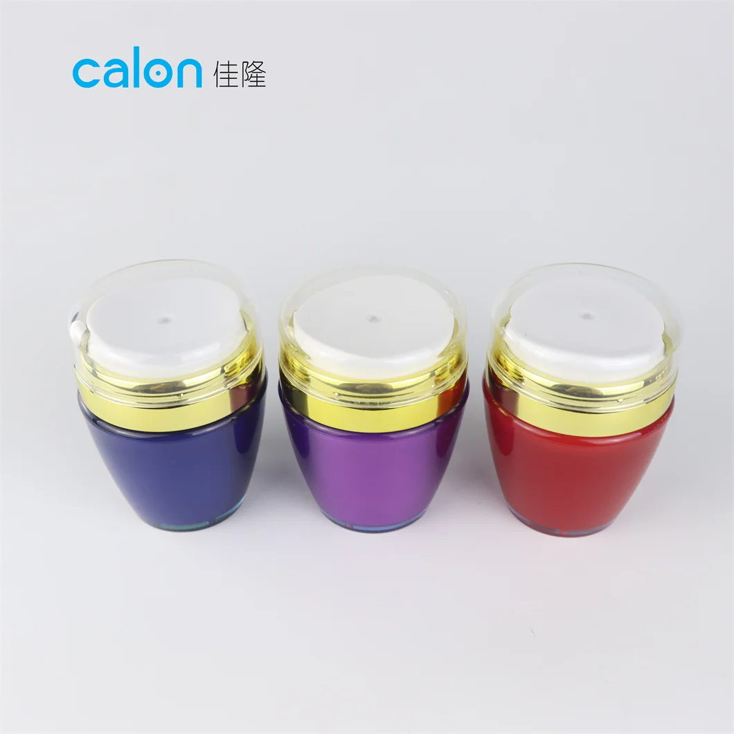 Empty skin care facial cream airless jars container airless bottle