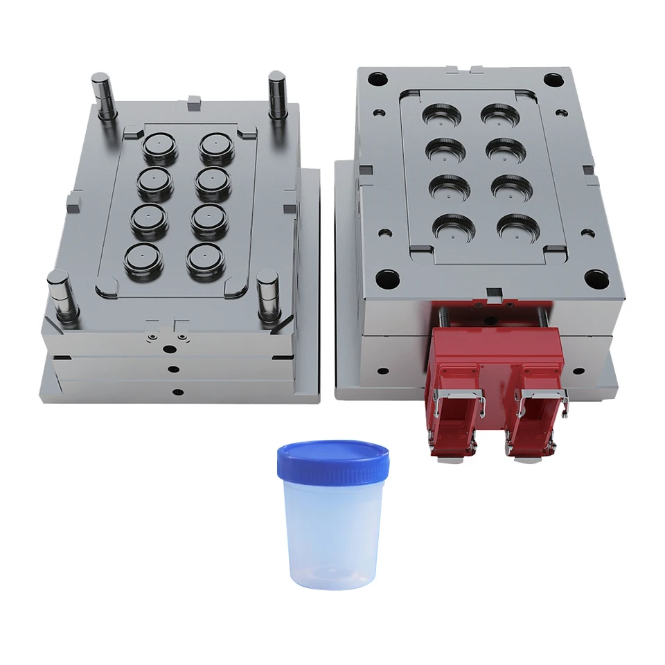 Customized Disposable Cold Runner Urine Collection Cup Press Form Medical Injection Mold