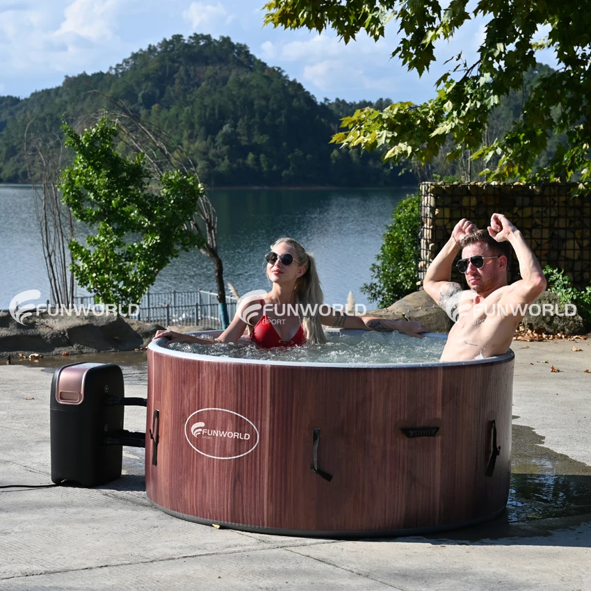 Hot Sale Jacuzzi Swimming Pool Inflatable Jacuzzi Spa Tubs	Recovery Ice Tub Foldable Bathtub For Outdoor