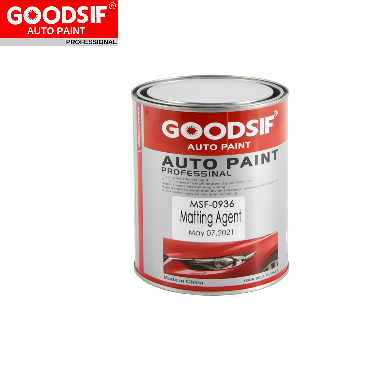 High Transparent Filling Putty Auto Degreaser Matting Agent for Auto Repair Paint Car body repair