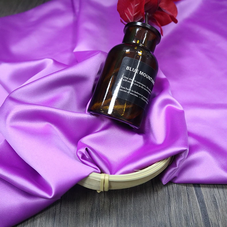 
spandex polyester bridal duchess stretch elastic satin fabric for upholstery bedsheet fabric 