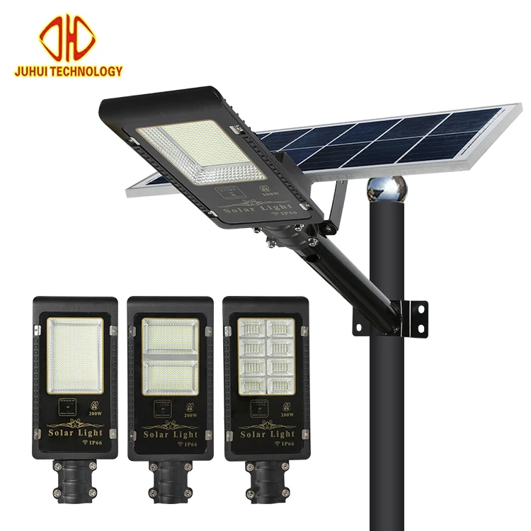 High Quality Waterproof Ip67 ABS Housing Outdoor Garden 200W Split LED Solar Street Light