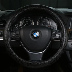 Auto parts promotion All season universal sport anti-skid pu designer car steering wheel steering wheel cover