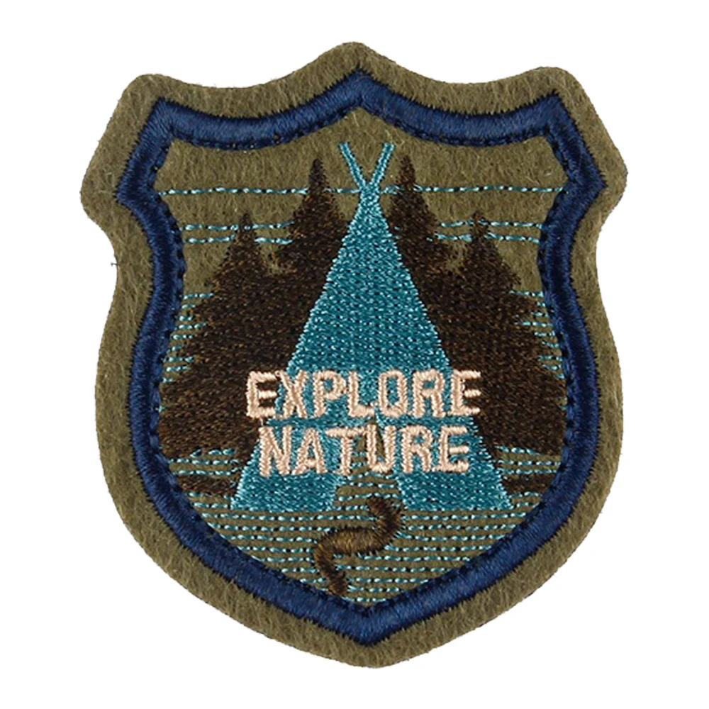 Custom logo wholesale sew on clothing patches iron on  jacket emblem embroidery patches