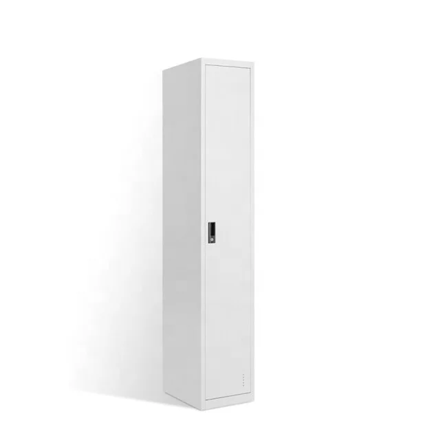 Single Door Locker Cabinet Steel Staff Clothes Closet air Locker for School Changing Room 1 Door Office Metal Storage Lockers