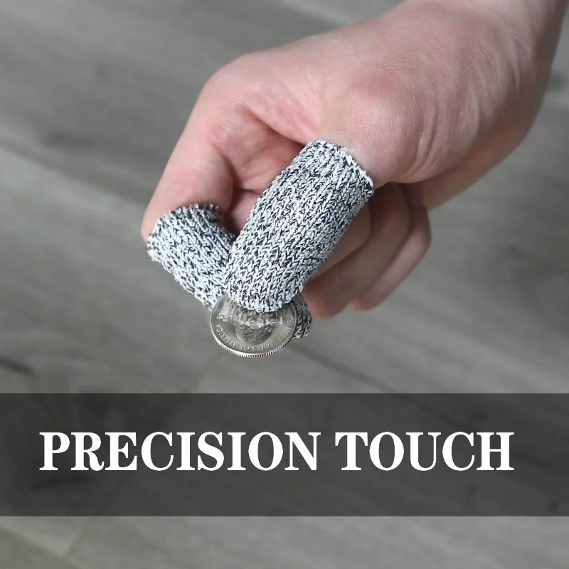 Level 5 HPPE Finger Cots Thumb Protector Protection Finger Sleeves Cut Resistant Gloves Substitute