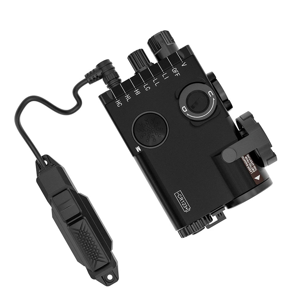 Laserspeed LS-M6 Compact Dual Beam Green and Infrared Aiming Laser Self Defense & IR Illuminator Tactical Scopes & Accessories