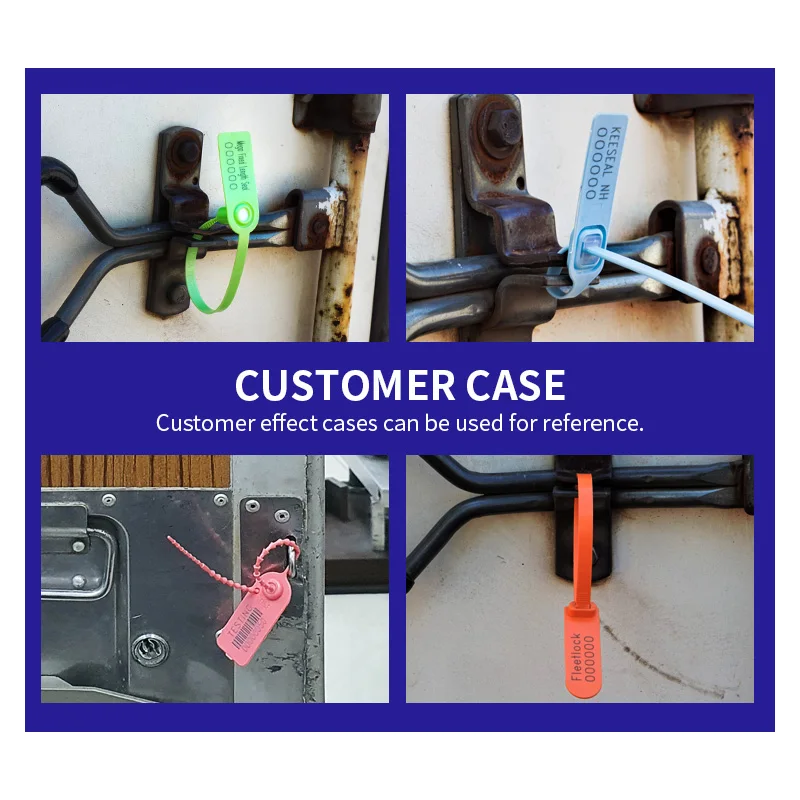 JCPS005 Container Disposable Plastic Seal Plastic Seal For Clothes Sneakers Plastic Tag