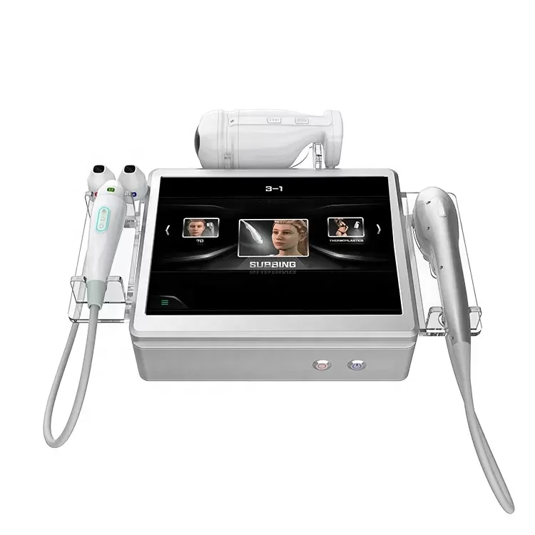 2022 New 3 in 1 7D HIFU Anti Wrinkle Machine 7D HIFU + Vmax Rader Carving + Liposonic Slimming Machine