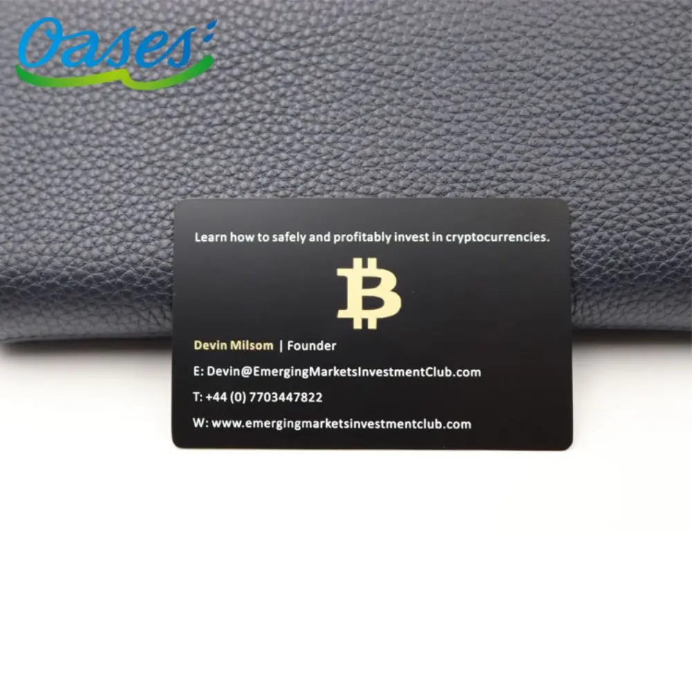 Collect Black Card Customizable Metal Credit Black Card With Chip Slot And Magnetic Stripe Signature Stripe