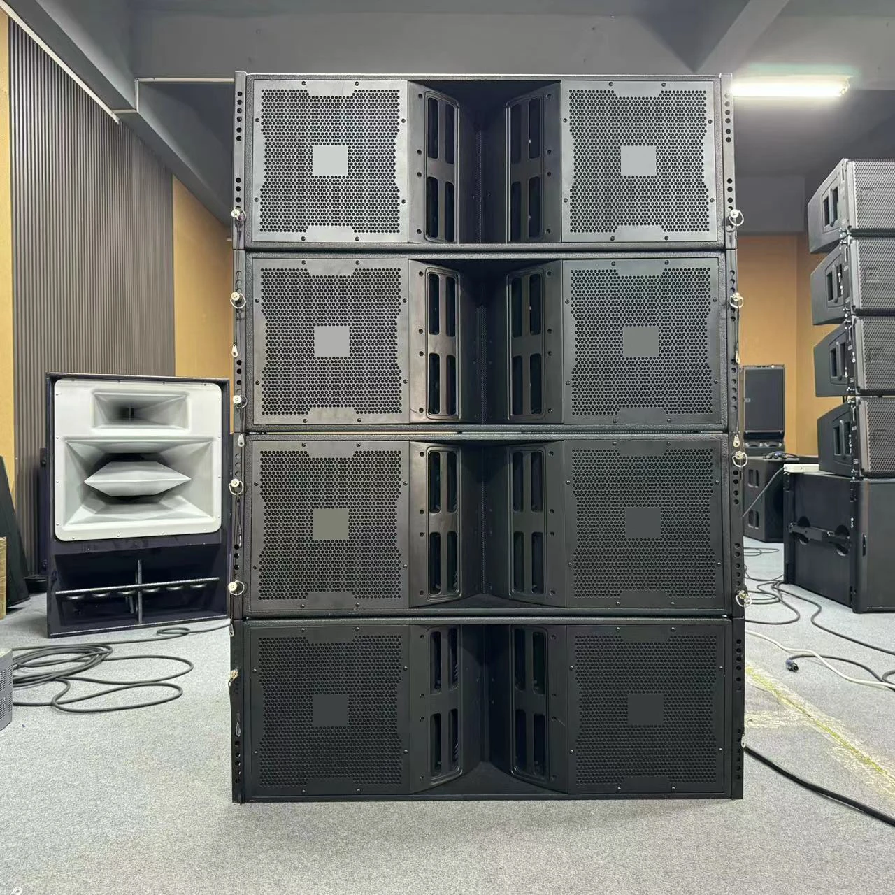 VT4888 jbl dual 12 inch 3 ways line array speakers Pa sound system loudspeaker for professional audio