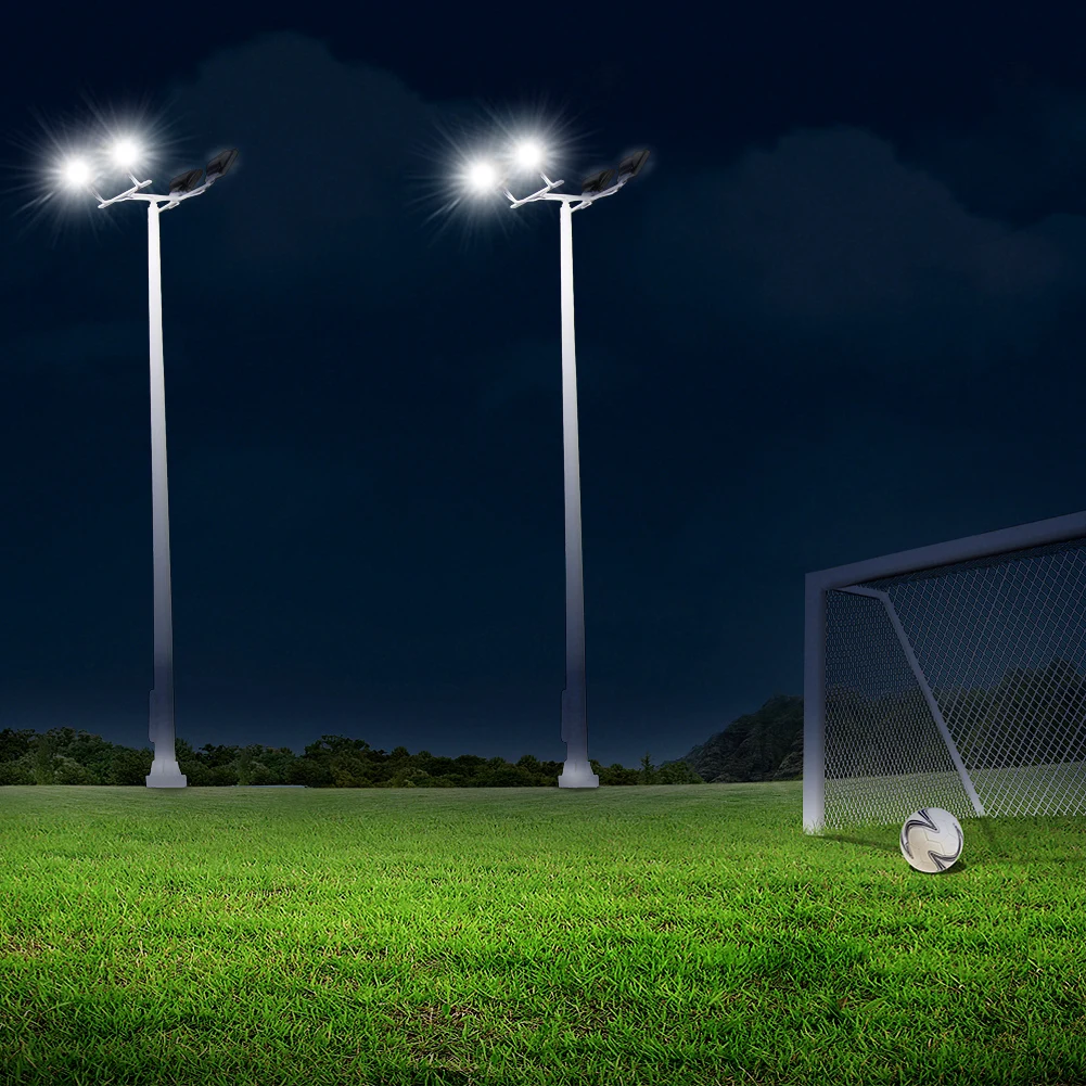 LSL13HO Model Railway Train 1:87 HO Scale 10.5cm LED Model Plaza Lamppost Playground Light