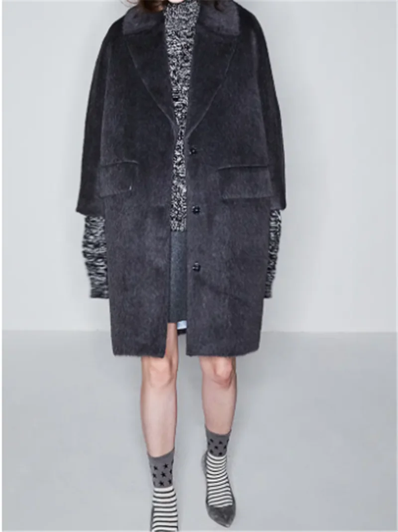 Women coats fabric luxury suri alpaca/wool fabric for ladies winter coats upholstery