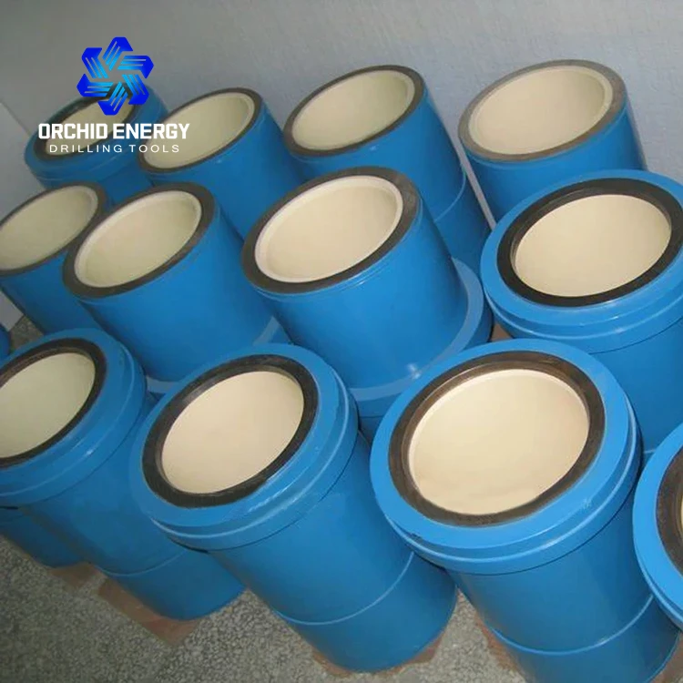 API Gardner Denver Mud Pump Parts Ceramic Bimetal Cylinder liner 140mm Cylinder Bushing
