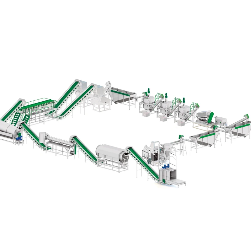 HDPE LDPE PP PA PC PS PU ABS Шреддер, экструдер для дробления и гранулирования пластика, линия гранулирования