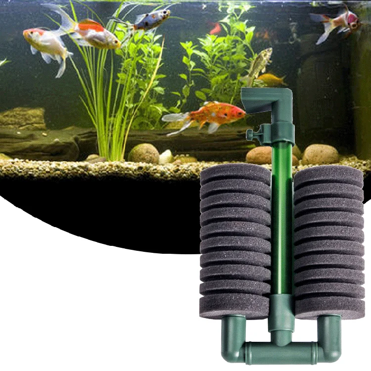 Atman Ultra Quiet Cheap Sponge  Filter L Telescopic Tube Add Oxygen For Aquarium Fish Tank  Aquarium Sponge Filter
