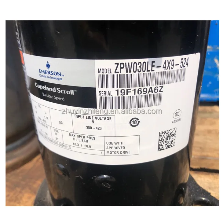 7hp copeland герметичный кондиционер спиральный компрессор все модели ZPV0662E-4X9-522 для теплового насоса