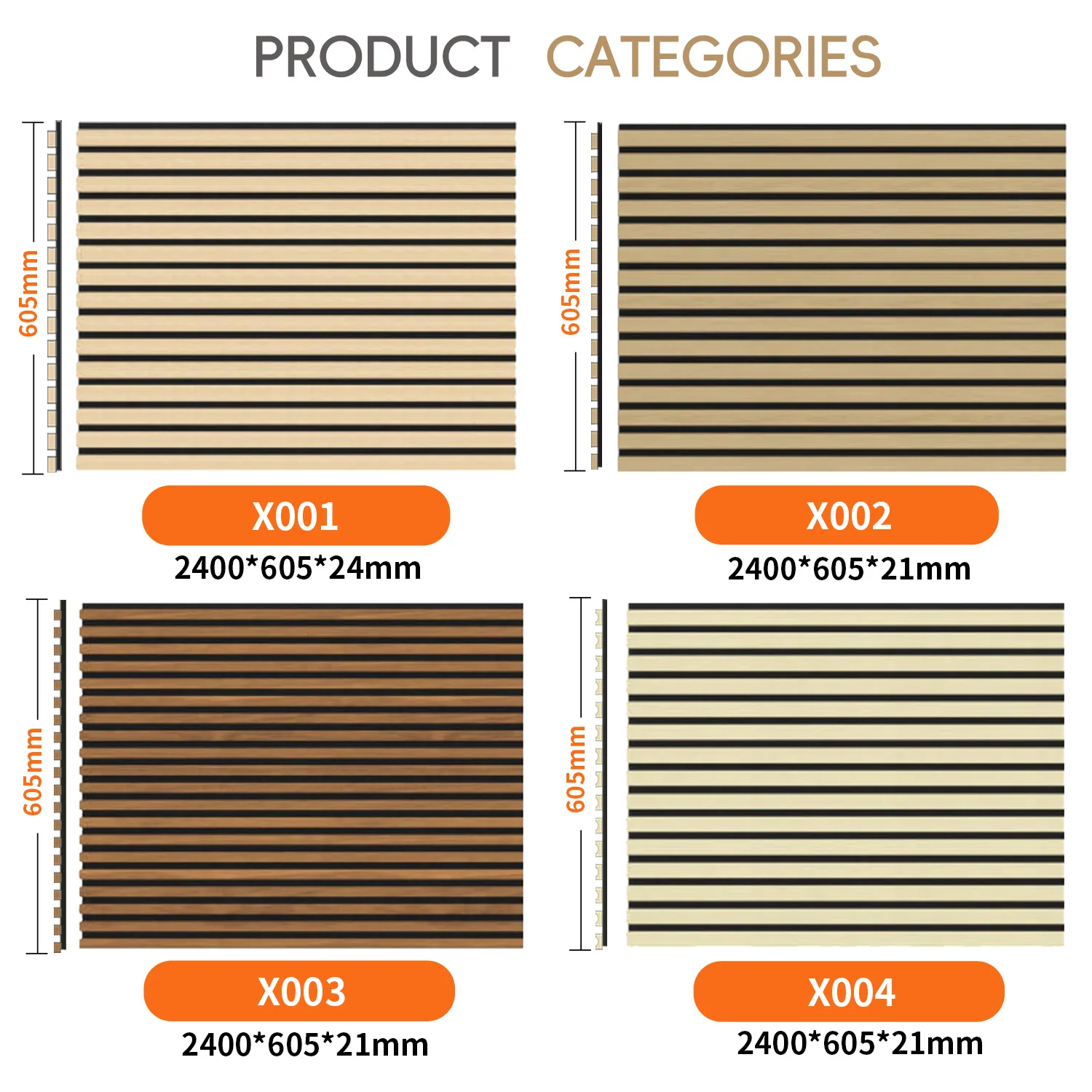 OEM ODM High Quality Acoustic Wall Panels for Auditorium Hall Decor Material