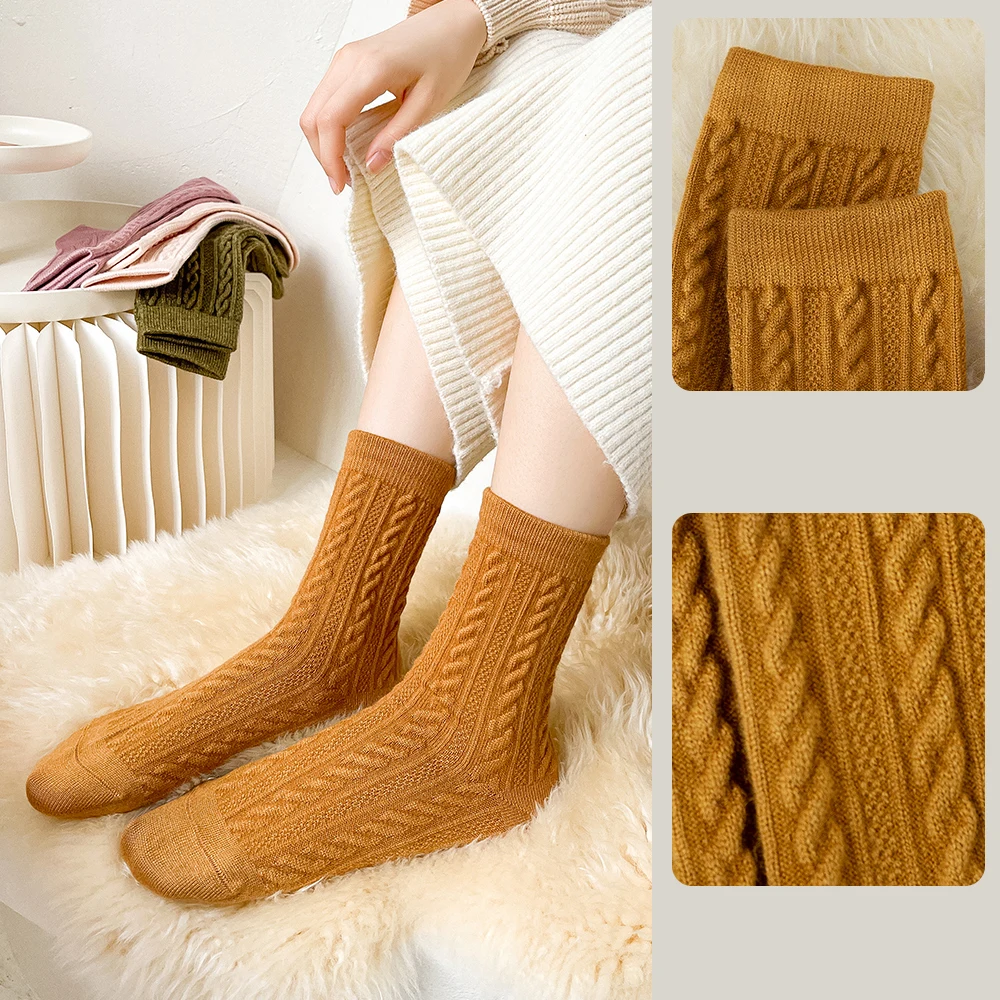 Seamless quality winter thick warm socks Cashmere Snow ski trekking hiking boot socks outdoor thermo merino wool sport socks