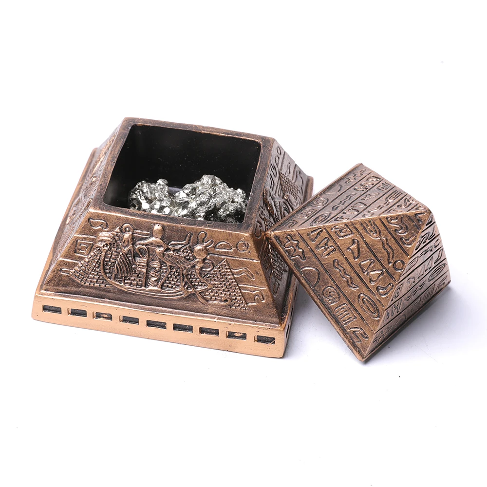 Jiejing Exquisite Resin Custom Egyptian Pyramid Jewelry Box For Collection In Factory Direct Price