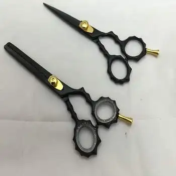 Premium Hand Forged Barber Salon Japanese Steel Hair Beard Mustache Shears Scissors for Bangs Haircuts