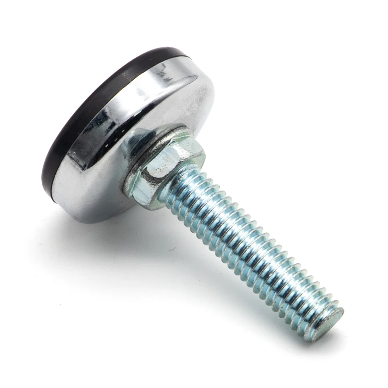 High Quality Nylon Bolt Swivel Leveling Feet Adjustable Table Sofa Furniture Legs Dining Kitchen Plastic Rubber Feet Cabinets
