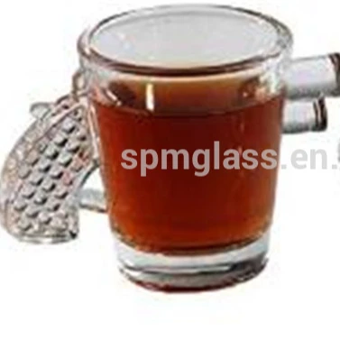50ml tequila gun shaped shot glass cup