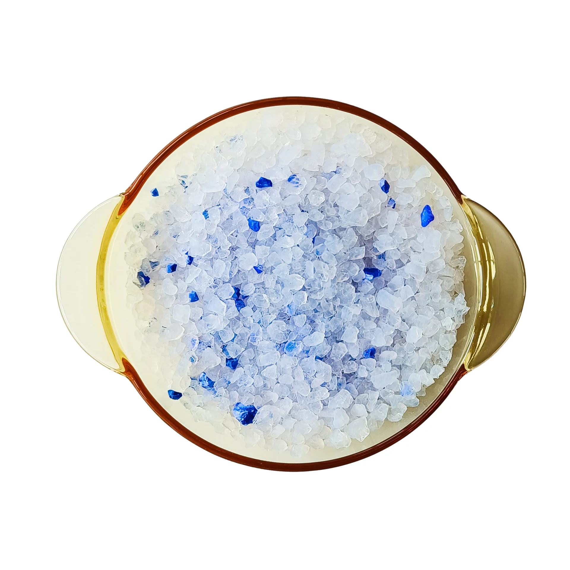 low dust1-8mm 1.6kg Wholesale Factory Directly Supply high quality Silica Gel Sand Filler Clean Blue Crystal Silicone Cat Litter