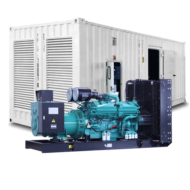 open soundproof 1100kw 1200kw 1400kva 1500kva diesel generators with Cummins engine KTA50-G3
