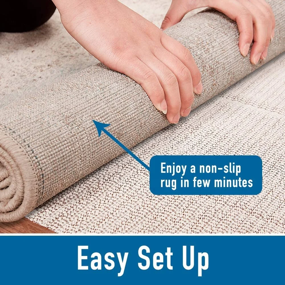 Non slip carpet underlay area rug cushion pad non skid rug pad