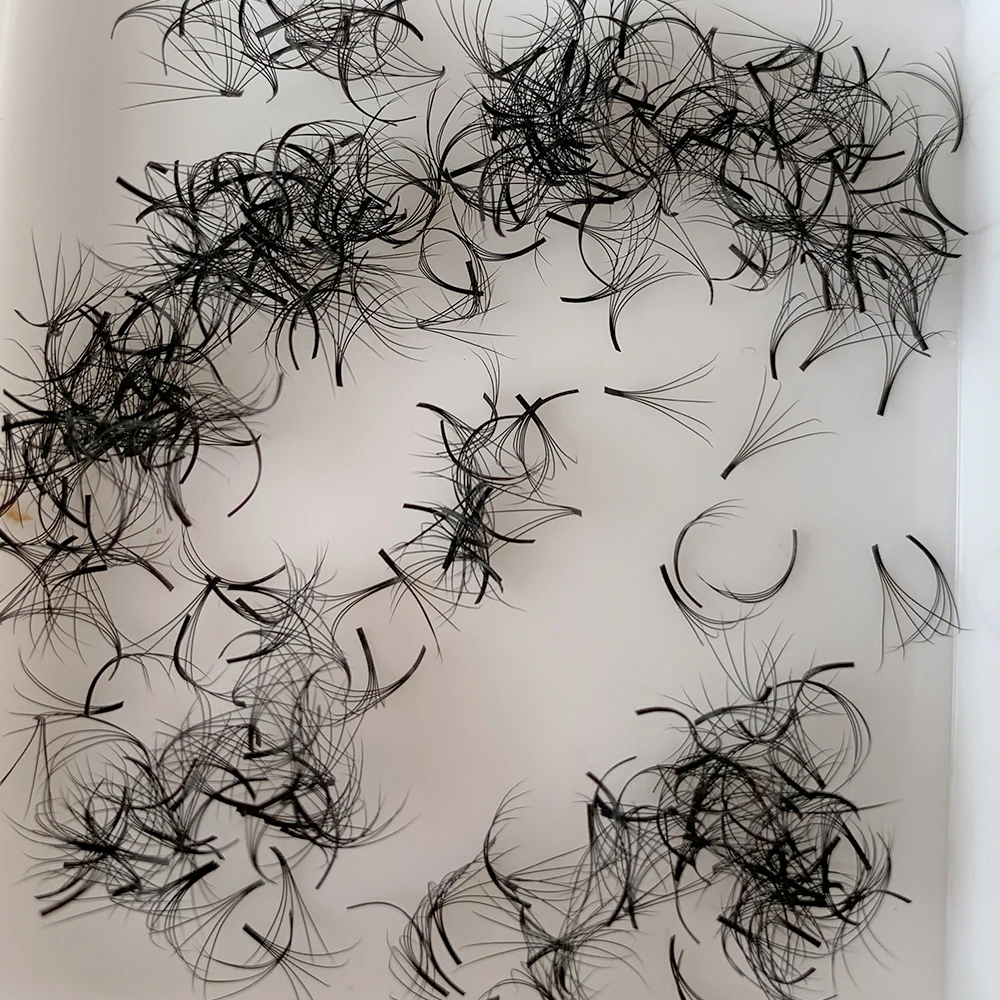Factory Sales   Eyelash Extensions Premade Fan  Long Root 5D Fan Eyelashes Superroot