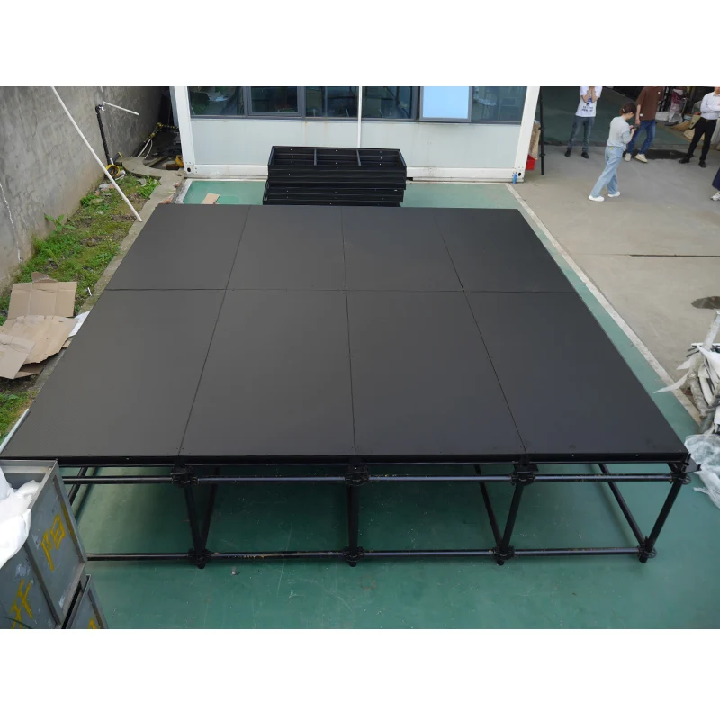 Movable assemble stage for concert dj table hotel school wedding show mobile stage concert event stage