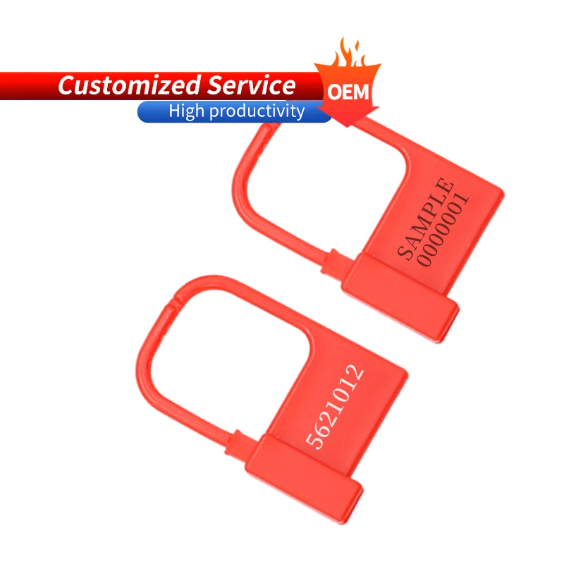 BC104 Factory tamper evident cargo container padlock security plastic seal dragon seal