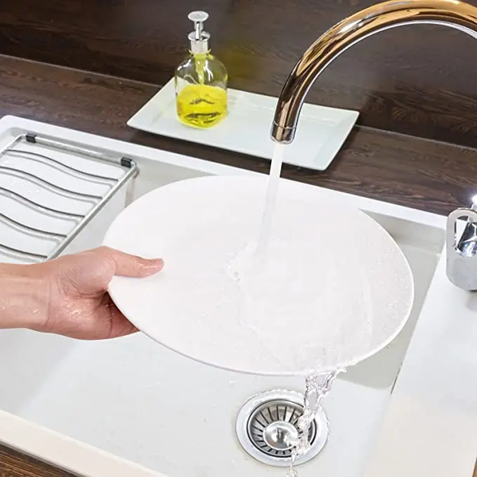 Конкурентоспособная цена домашняя фарфоровая белая круглая тарелка для отелей